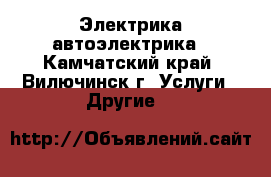 Электрика автоэлектрика - Камчатский край, Вилючинск г. Услуги » Другие   